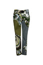 EMILIO PUCCI 1990S SLIM ABSTRACT PRINT TROUSERS