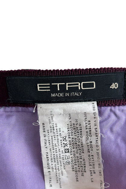 ETRO 1990S SKIRT WITH BUCKLE