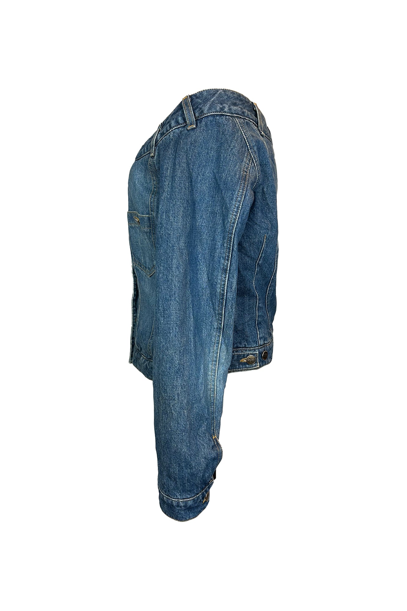 LUISA SPAGNOLI 2000S DENIM CORSET JACKET