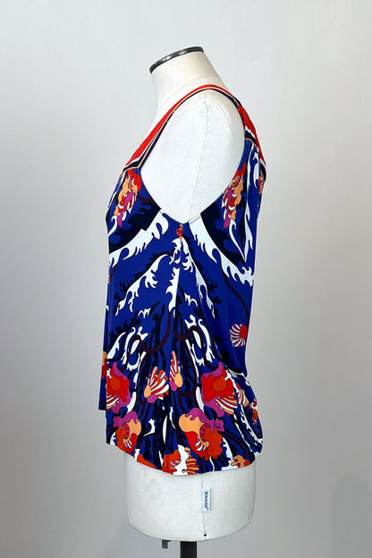 2010S EMILIO PUCCI ABSTRACT TANK TOP