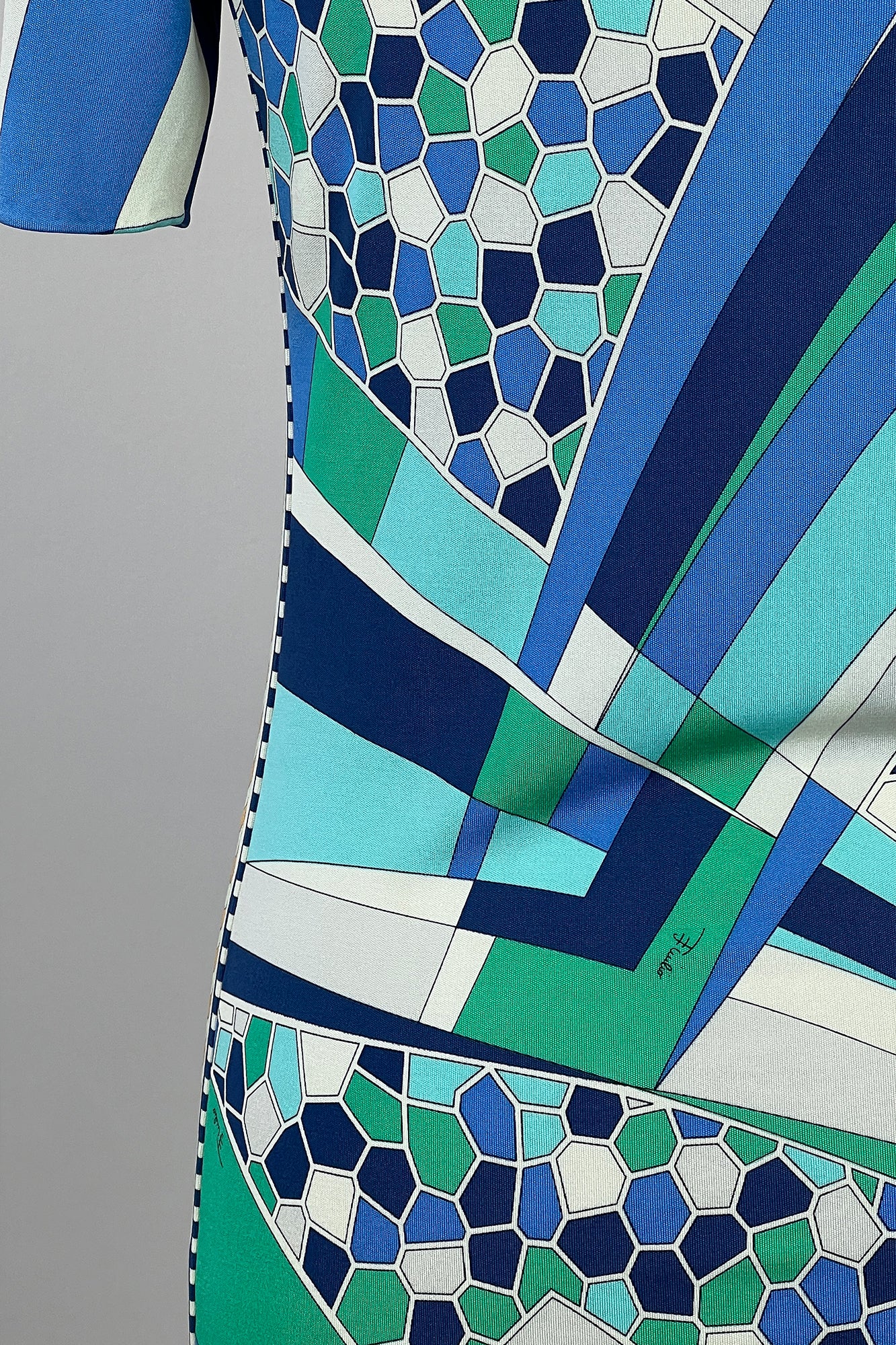 pucci dress vintage Shift Mini Selected by The Curatorial Dept His love for color and prints come from his mother who collected modern art Emilio Pucci evening gown, 1967