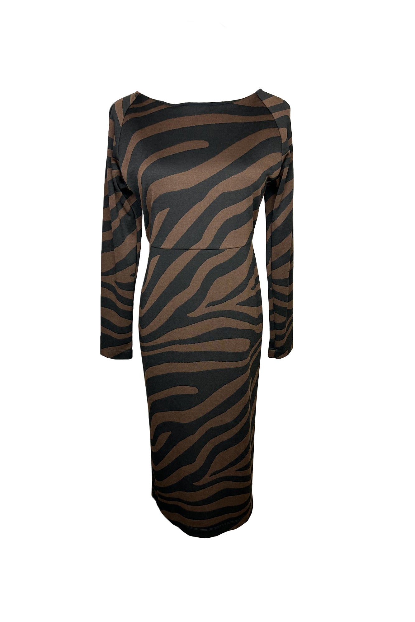 MAX MARA WEEKEND 2010S TIGER PRINT DRESS