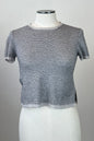 2000S PRADA STRIPED CROPPED TOP